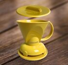 Clever Dripper®  Genuine Coffee Maker Bonus 100 Filters, 18Oz #4 - York Yellow