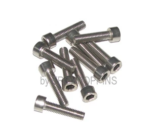 10-SS M6-1.0 X 25MM SH SOCKET ALLEN CABEZAL ACERO INOXIDABLE TORNILLOS MÁQUINA MÉTRICA - Imagen 1 de 1
