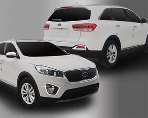 Auto Clover Chrome Front and Rear Fog Light Trim Set for Kia Sorento 2015 - 2016 - Picture 1 of 6