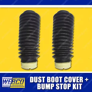 2 Kit of Dust Cover Boots and Bump Stops for Universal Struts Shock Absorbers - Picture 1 of 2