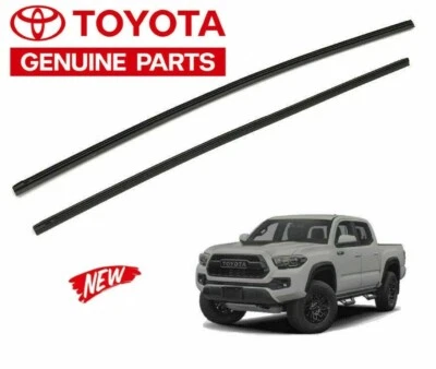 Genuine Toyota 2016-2020 Tacoma Wiper Blade Inserts Rubber Replacement OEM Set - Image 1 of 2