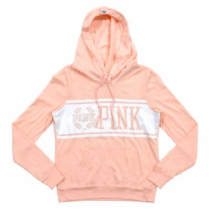 Victoria's Secret Pink Sweatshirt Hoodie Pullover Hooded Jacket Logo Outerwear - Picture 1 of 46