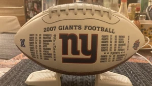 Limited Edition 2007 NY Giants Football - Picture 1 of 5