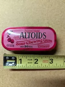Altoids Sour Chewing Cherry Gum (EMPTY TIN) Collectible Tin - Picture 1 of 6