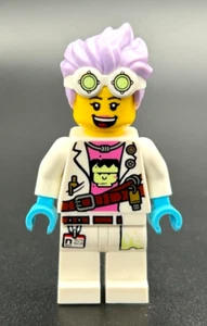 USED LEGO HIDDEN SIDE MINIFIGURE J.B. WATT OPEN SMILE / SCARED hs036 - Picture 1 of 2