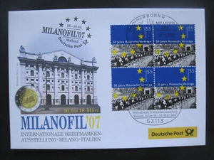 Federal MiNr.2593 bloque de cuatro en recibo de feria-Milanofil Italia 2007 (GB 678) - Imagen 1 de 1