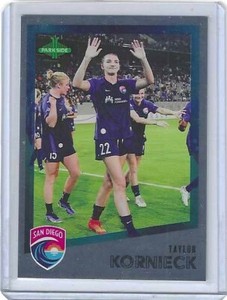 2023 PARKSIDE NWSL VOLUME 1 FOIL PARALLEL TAYLOR KORNIECK #166 SAN DIEGO WAVE FC