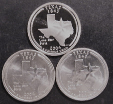 2004 PDS - Texas State Quarters Clad Proof and Uncirculated set