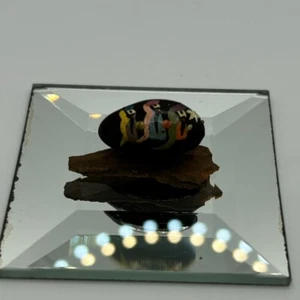 Miniature Three Wise Men Hand Painted Over Seed Puerto Rico  - Picture 1 of 6