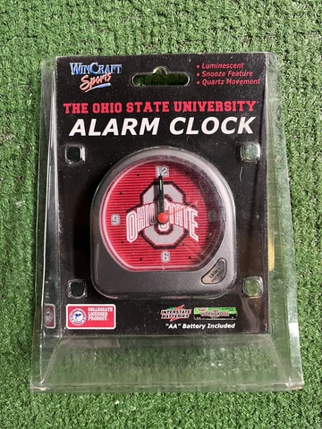 NEW Ohio State Buckeyes Wincraft Sports Portable Alarm Clock NIP NOS Cover