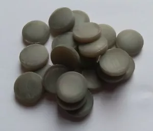 6 distanziali/disco/lavatrice bastone nylon/resina grigio diametro 23 mm x 4 mm. - Foto 1 di 3