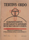 Tertius Ordo Annus X Fasc I Ii Iii 1949 Commentarium Secretariatus Generalis