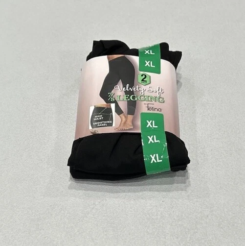 Felina Women's Velvety Soft Legging 1-pack IN BLACK XL