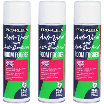 ProKleen Anti Viral & Anti Bacterial Room Fogger Sanitiser Fresh Air Home 1.5L - Image 1 of 4