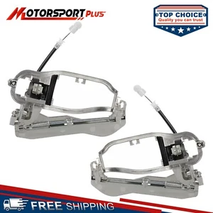 Par de soportes de manija de puerta exterior delantera izquierda y derecha para BMW E53 X5 2000-2006 - Imagen 1 de 8