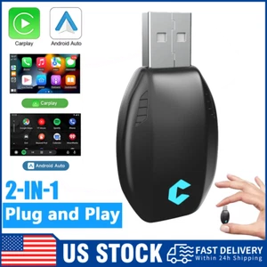 USB Wireless CarPlay Adapter Wireless Carplay Dongle For iPhone Apple Plug&Play - Picture 1 of 11