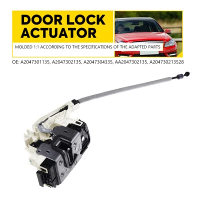 UK For Mercedes C-class W204 Passenger Side Left Rear Door Lock Catch 2007-2011 - Image 1 of 4