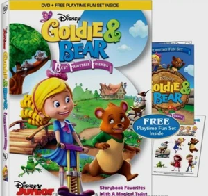 Disney Goldie and Bear Best Fairytale Friends Classic Fairy Tale Characters DVD - Foto 1 di 3