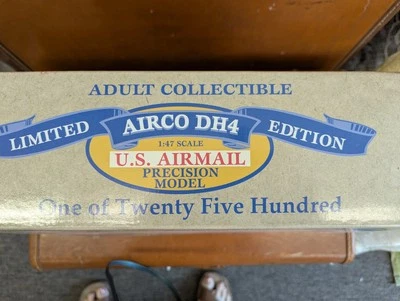 Gearbox 1:47 AIRCO DH4 U.S Airmail Precision Model Wood Grain Propeller Vtg 1997 - Image 1 of 4
