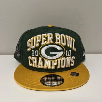 Gorra New Era 9FIFTY Green Bay Packers 2010 Super Bowl XLV Champions Snapback Foto 1 de 4