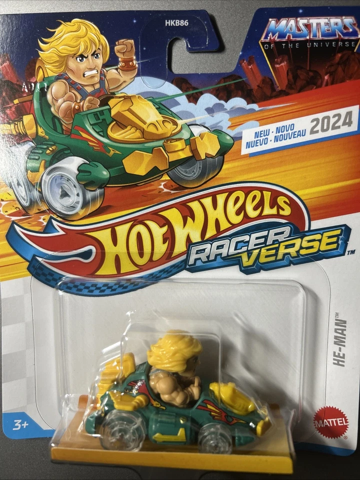 Hot Wheels Racer Verse New 2024 MOTU He-Man by Mattel - Image 1 of 1