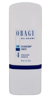 Sealed Obagi Nu-Derm Exfoderm Forte #4 Skin Treatment Exfoliation Enhancer  2 Oz - Image 1 of 3