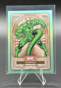 2025 Topps Chrome Marvel Mint Scorpion /75 Bronze Encased #42 - Picture 1 of 4