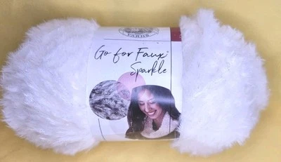 Lion Brand Go for Faux Sparkle Yarn “Star” Lot 17094 Color 302AF 3oz, 56yd - Image 1 of 4