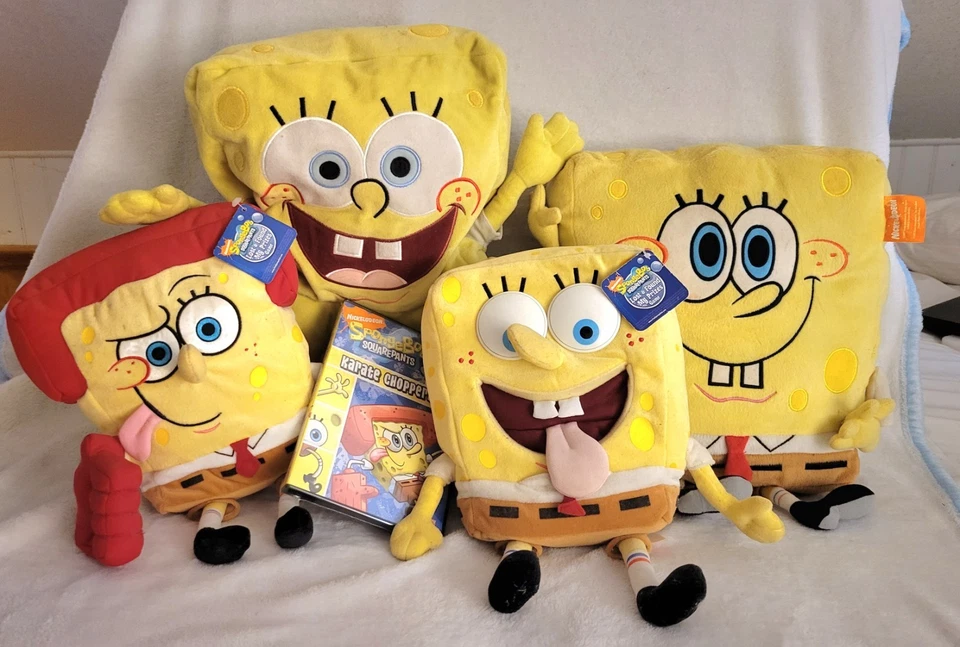 Lot Of SpongeBob Plush Toys Including Talking One. - Image 1 of 4