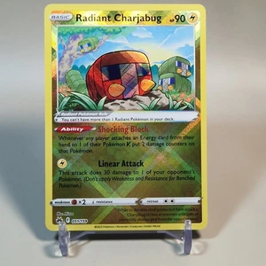 Radiant Charjabug 051/159 Crown Zenith Pokemon Card Near Mint 🇬🇧  - Picture 1 of 6