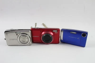 Digital Compact Cameras Working Inc Fujifilm Finepix Z & T400 x 3 - Image 1 of 4