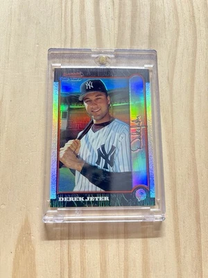 1999 Bowman Chrome #290 Derek Jeter Refractor New York Yankees - Image 1 of 2