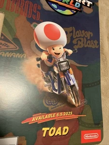 Nintendo Switch 2 Mario Kart World Display Ad Promo (Toad & Wario) - Imagen 1 de 24