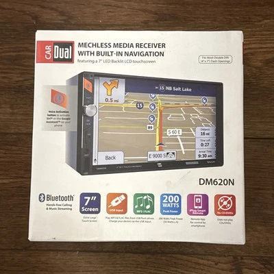 Dual DM620N 7" Touchscreen Media Navigation Receiver w/ iPlug Smart Remote  - Image 1 of 4