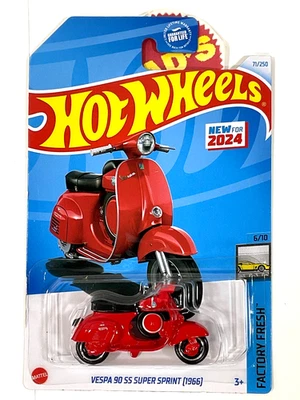 2024 Hot Wheels Vespa 90 SS - Image 1 of 2