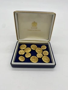 Set of 12 Firmin & Sons PLC (To Him The Queen Button Markers) - Picture 1 of 7