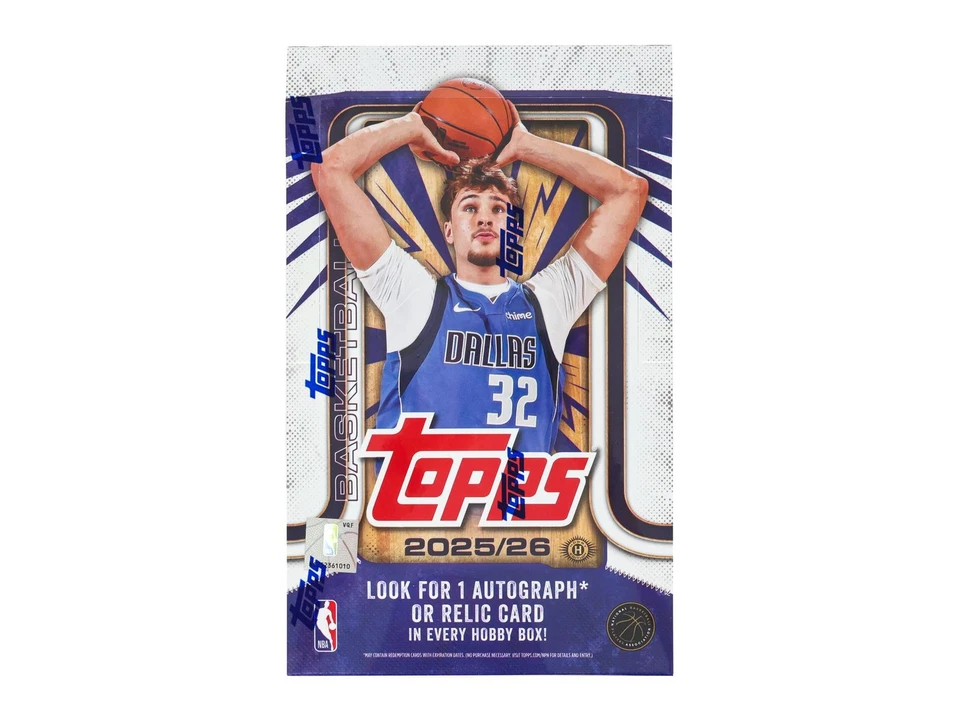 2025-26 Topps Basketball -Hobby Box (IN HAND) One Autograph or Relic card