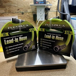 NEU 2er Pack Flexzilla 5/8 Zoll x 10 Fuß Garten-Zuführungsschlauch mit 3/4 Zoll GHT Armaturen - Bild 1 von 5