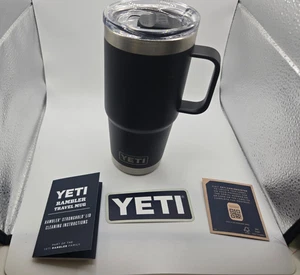 YETI Rambler Imagine 20oz Travel Mug Insulated With Stronghold Lid Black - Picture 1 of 9