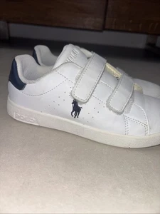Polo Ralph Lauren Bilton Trainers Childrens Size 1 (p21) - Picture 1 of 5