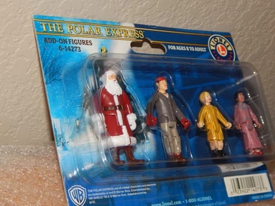Lionel 6-14273 Polar Express Christmas Figure People 4-Piece Add-on Pack NEW - Image 1 of 4