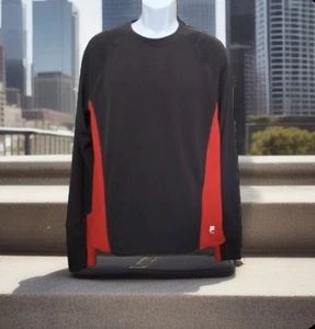 Leichtes Sweatshirt Herren FILA Sport Gr. M grau/orange R-Ausschnitt L-Arm Oberteil - Bild 1 von 23
