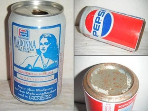 rare 1989 Germany pepsi cola MADONNA pepsi can 330ml empty for collectible - Picture 1 of 1