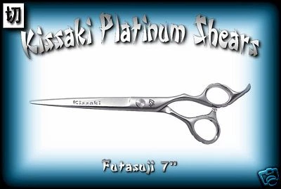 Kissaki Pro Hair Scissors 7.0" Futasuji Hair Cutting Shears Barber Scissors - Image 1 of 4