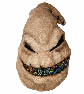 Adult Nightmare Before Christmas Oogie Boogie Halloween Costume Overhead Mask - Image 1 of 2