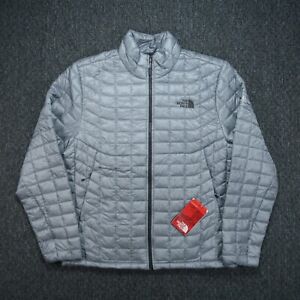 The North Face veste hommes grandes poches zippées grises thermoball trekker éco neuf avec étiquettes