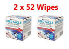2 X 52 Spectacle Lens Cleaning Wipes Glasses Sunglasses Smear Free Deep Cleaner
