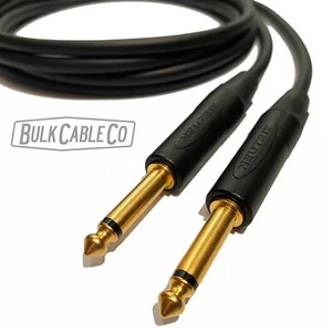 42" - Mogami 2524 Patch Cable - Neutrik Straight Gold Ends - ST/ST - 42 Inch - Picture 1 of 12