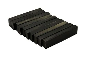 Buffalo Horn Nut Blanks - 2.22" x .47" x .25" - 10 pack - Picture 1 of 2