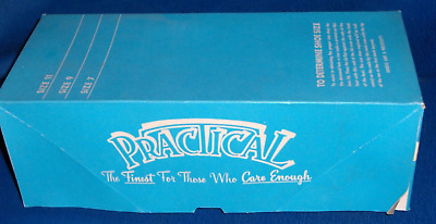 Vintage Practical Inc Burial Shoes W/orig Box C1960s Funeral Home Casket Coffin • 10.26€